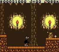 une photo d'Ã©cran de Daffy Duck - Un Tresor de Canard sur Nintendo Game Boy Color